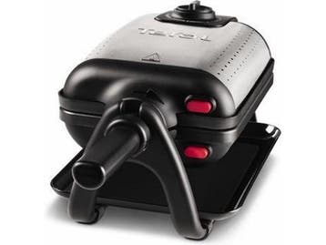 Tefal WM756D - Wafelijzer - 2 Brusselse wafels - Zilver, Verzenden, Nieuw in verpakking