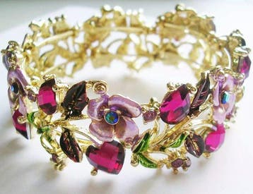 Joan Rivers - Spectaculair “Garden of Love” goudverguld