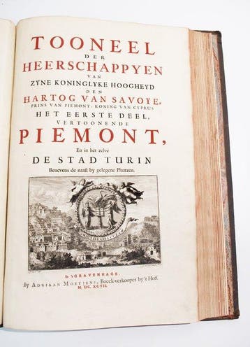 Blaeu - Hartog van Savoye, Prins van Piemont - 1697