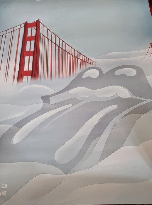 Anonymous - Rolling Stones Gira No Filter California USA, Antiek en Kunst, Kunst | Tekeningen en Fotografie