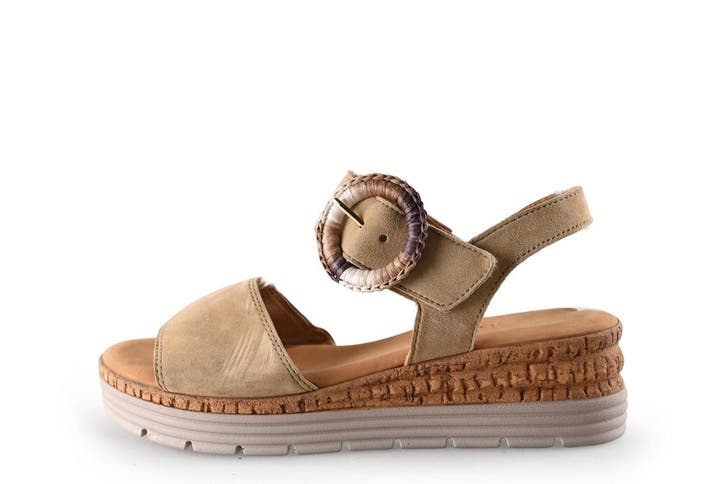 Gabor Sandalen in maat 38½ Beige, Kleding | Dames, Schoenen, Beige, Zo goed als nieuw, Sandalen of Muiltjes, Verzenden