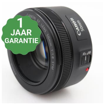 10% korting | Canon EF 50mm f/1.8 STM | Tweedehands, Verzenden