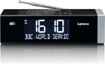 Wekkerradio - Digitale wekker - Alarmklok - Zwart - Lenco -, Huis en Inrichting, Verzenden, Nieuw