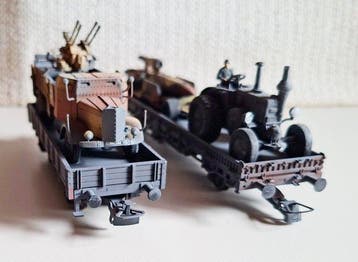 Märklin, Roco H0 - Modeltrein goederenwagon (2) -