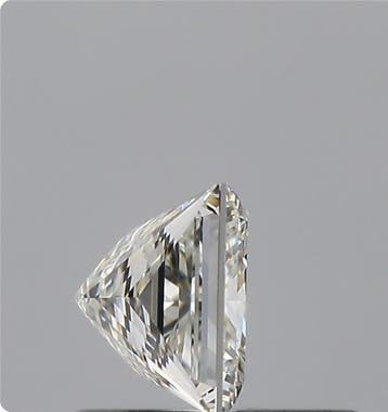 1 pcs Diamant (Natuurlijk) - 0.50 ct - Carré - G - IF -, Nieuw