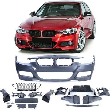 M-Pakket Sportlook Voorbumper Met PDC BMW F30 F31 B0480, Auto-onderdelen, Nieuw, Voor, BMW, Bumper