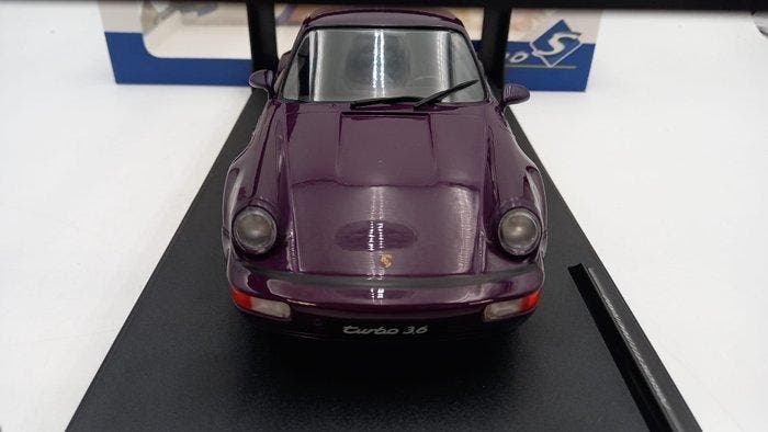Solido 1:18 - Modelauto - Porsche 911 (964) Turbo 1990 -, Hobby en Vrije tijd, Modelauto's | 1:5 tot 1:12
