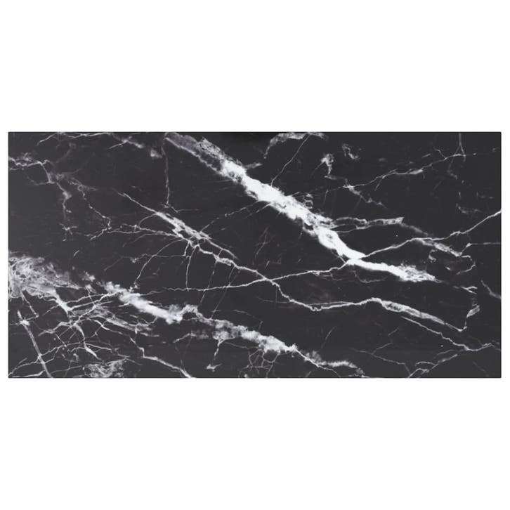 vidaXL Tafelblad 100x50 cm 6 mm gehard glas met marmeren, Maison & Meubles, Pièces pour table, Envoi
