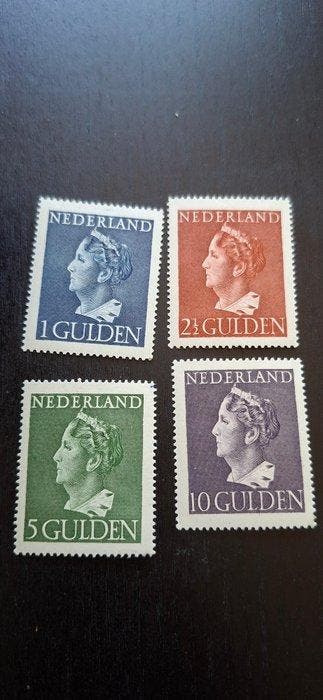 Pays-Bas 1946 - Reine Wilhelmine des Pays-Bas - Nvph 346-349, Gestempeld