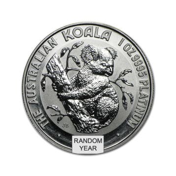 1 troy ounce platina Koala munt, Postzegels en Munten