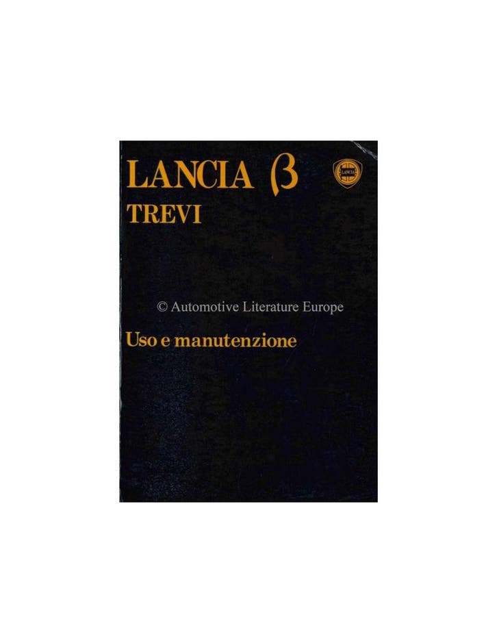 1981 LANCIA BETA TREVI INSTRUCTIEBOEKJE ITALIAANS, Auto diversen, Handleidingen en Instructieboekjes, Ophalen of Verzenden