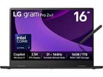 LG Gram Pro 16T90TP-G - Hybride (2-in-1) - Intel Core Ultra, Computers en Software, Verzenden, Zo goed als nieuw, LG