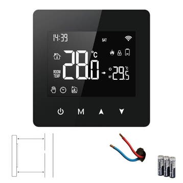 Wifi Opbouw Thermostaat met Touchscreen voor C.V. Installati, Verzenden