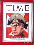 Cover Time Magazine1942 met Fritz Erich Georg Eduard von..., Verzamelen, Militaria | Tweede Wereldoorlog, Verzenden, Foto of Poster
