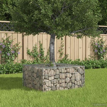 vidaXL Gabion verhoogd bed 80 x 80 x 40 cm Gegevens staal, Verzenden, Nieuw