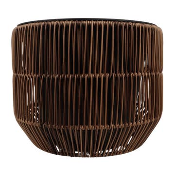 2dekans | Mica Decorations Pot Peta Rond - Donkerbruin -, Tuin en Terras, Bloempotten, Ophalen of Verzenden, Nieuw
