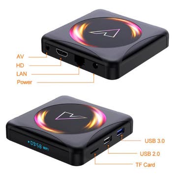 Z5 TV Box Mediaspeler Android 10.0 Kodi met Draadloos RGB, Verzenden, Nieuw