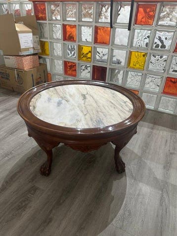 Tafel - Marmer, Hout