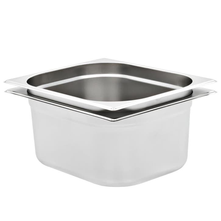 vidaXL Gastronormbakken 2 st GN 1/2 150 mm roestvrij staal, Antiquités & Art, Antiquités | Ustensiles de cuisine, Envoi