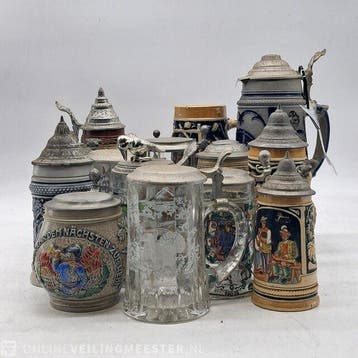 Bierpul (15) - Aardewerk, Glas - COLLECTIE KLEPKANNEN 15