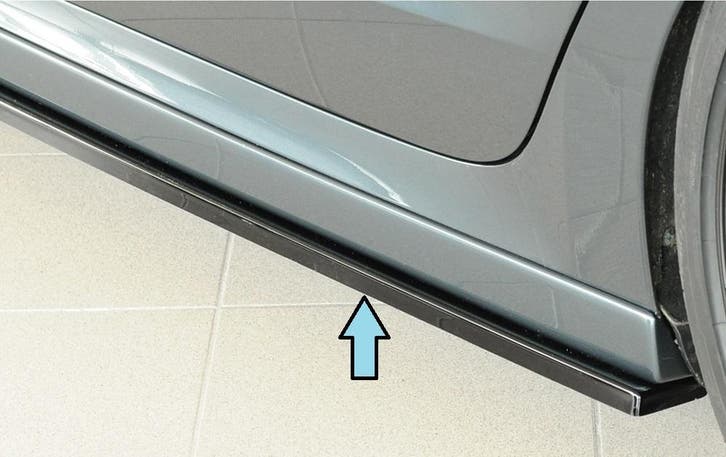 Side Skirts Rieger Tuning geschikt voor Skoda Octavia 20- 5d, Auto-onderdelen, Carrosserie, Nieuw, Skoda, Verzenden