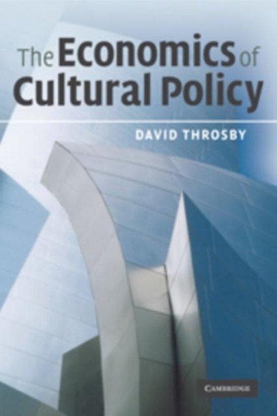 The Economics of Cultural Policy 9780521687843 David Throsby, Boeken, Taal | Engels, Gelezen, Verzenden