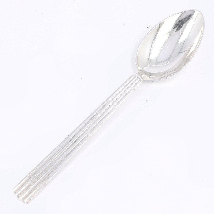 Georg Jensen - lepels - Model Bernadotte - Lepel (6) -, Antiquités & Art, Antiquités | Argent & Or