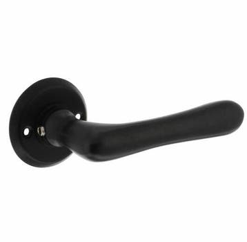 Intersteel enkele deurkruk Trento met rozet ø50x5mm zwart, Doe-het-zelf en Bouw, Ophalen of Verzenden, Nieuw