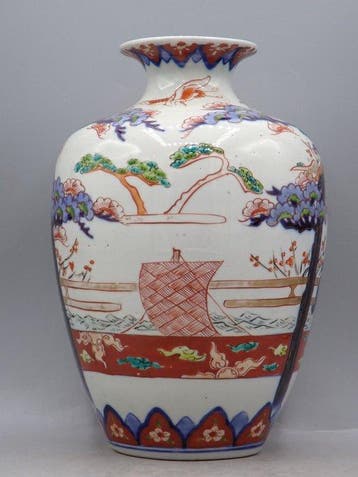 Vaas - Porselein - Japan - Meiji periode (1868-1912) (Zonder, Antiek en Kunst