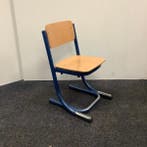 complete set 20 stuks schoolstoelen Presikhaaf (gele stip),, Gebruikt, Hout, Vijf, Zes of meer stoelen