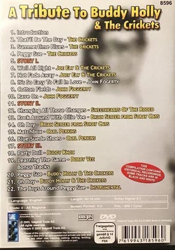 Buddy Holly Tribute: A Tribute To (DVD), Verzenden, Nieuw in verpakking