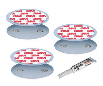 Magnetisch ophangsysteem (7 cm diameter, voor wand en plafo, Verzenden, Nieuw