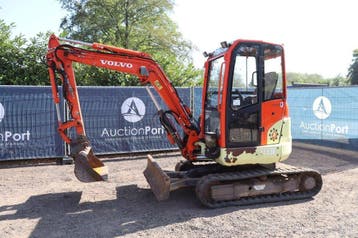 Veiling: Rupsgraafmachine Volvo ECR38 Diesel 27pk 2005, Articles professionnels, Machines & Construction | Grues & Excavatrices