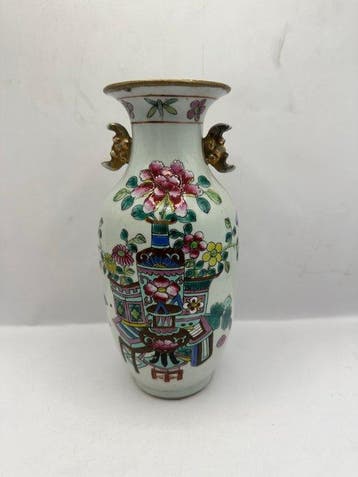 Vaas - Keramiek - China - Qing Dynastie (1644-1911) - Qing -, Antiek en Kunst