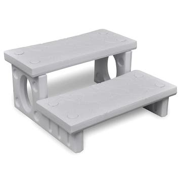 vidaXL Spatrap wit, Verzenden
