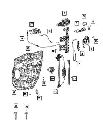 Door Latch Cover, LH - RAM 1500 19+, Ophalen of Verzenden