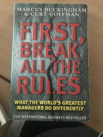 First, Break All the Rules 9780743219877 Marcus Buckingham, Verzenden, Gelezen, Marcus Buckingham