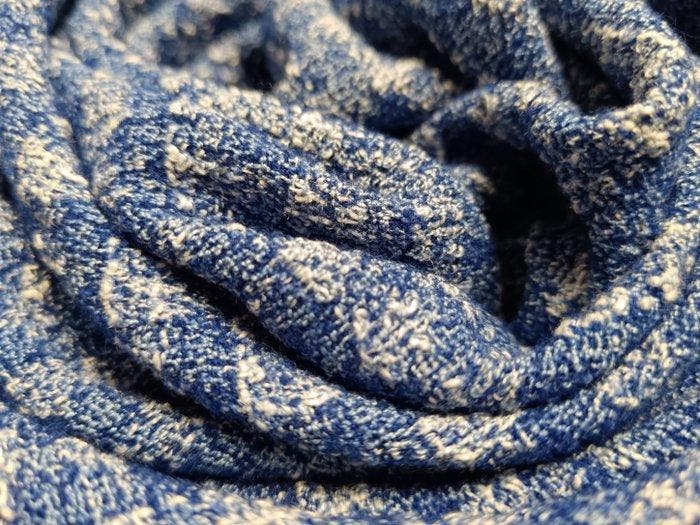 Linnen, zijde en wol E 404 maat 6,60 x 1,30 m - Textiel -, Antiek en Kunst, Antiek | Tapijten, Tafelkleden en Textiel