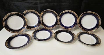 Lomonosov Imperial Porcelain Factory - Bord (9) - Golden