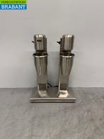 RVS Buffalo Dubbele Milkshake Mixer 2 x 1 liter 230V Horeca, Zakelijke goederen, Ophalen of Verzenden, Nieuw in verpakking