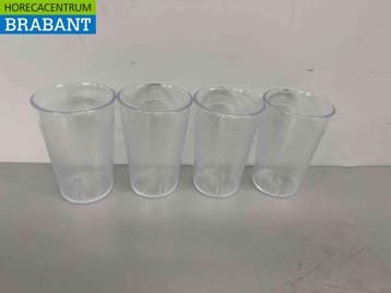 BBP Polycarbonaat onbreekbare glazen bekers beker 231 ml 72, Ophalen of Verzenden