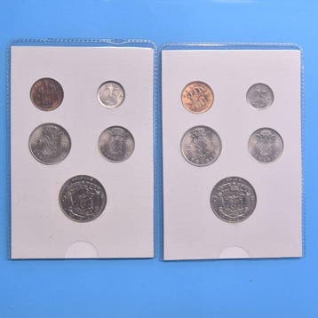 België. Year Set 1970 Vlaams en Frans (2 stuk) MOEILIJKSTE