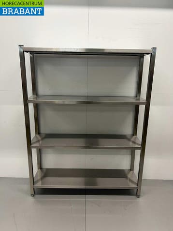 RVS Opbergrek Rek Stelling Premium-line 140 x 40 x 180 cm, Zakelijke goederen, Ophalen of Verzenden, Nieuw in verpakking