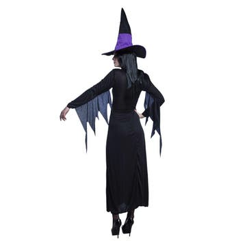 Halloween Heks Kostuum Paars, Verzenden