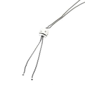 Piaget witgouden Possesion collier met vaste hanger en di..., Gebruikt, Ophalen of Verzenden, Met edelsteen, Goud