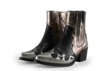 Manfield Cowboy laarzen in maat 38 Zwart, Verzenden, Zwart, Manfield, Gedragen