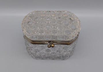 Brockway Glass Company - Boîte à bijoux - Coffret à bijoux -, Antiquités & Art