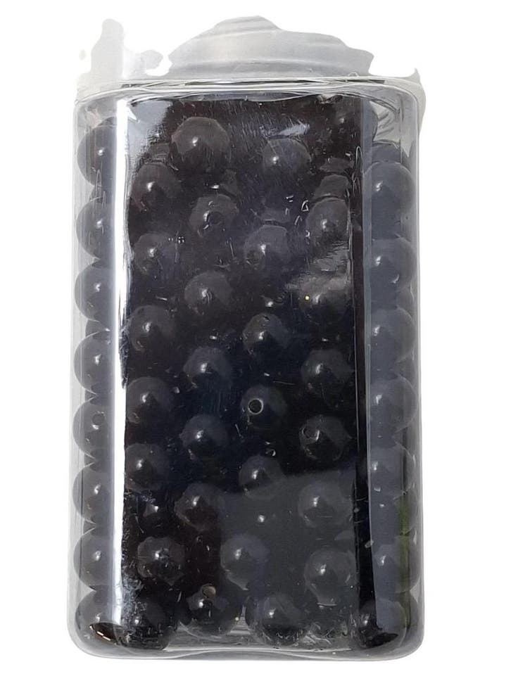 Rijgparels Pearls Zwart 12 mm 220 gr. 250 stuks, Huis en Inrichting, Woonaccessoires | Kunstplanten en Kunstbloemen, Nieuw
