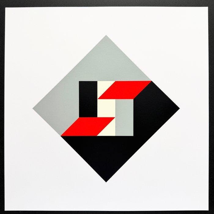 H. W. Twardzik (1932) - vertikal diagonal horizontal (from, Antiquités & Art, Antiquités | Autres Antiquités