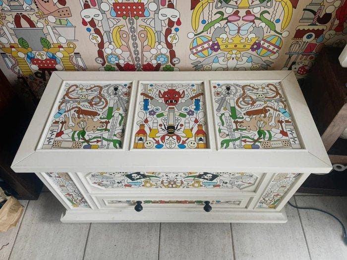 Moooi - Studio Job - Poitrine - ancien allemand - Bois, Antiek en Kunst, Kunst | Designobjecten